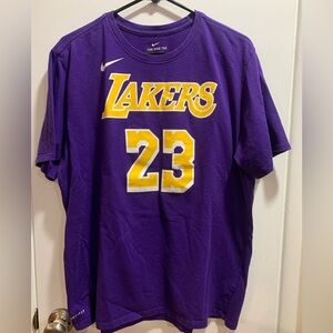 Lakers Lebron James Nike Tee #23 - Used. Good condition. Lakers shirt XL